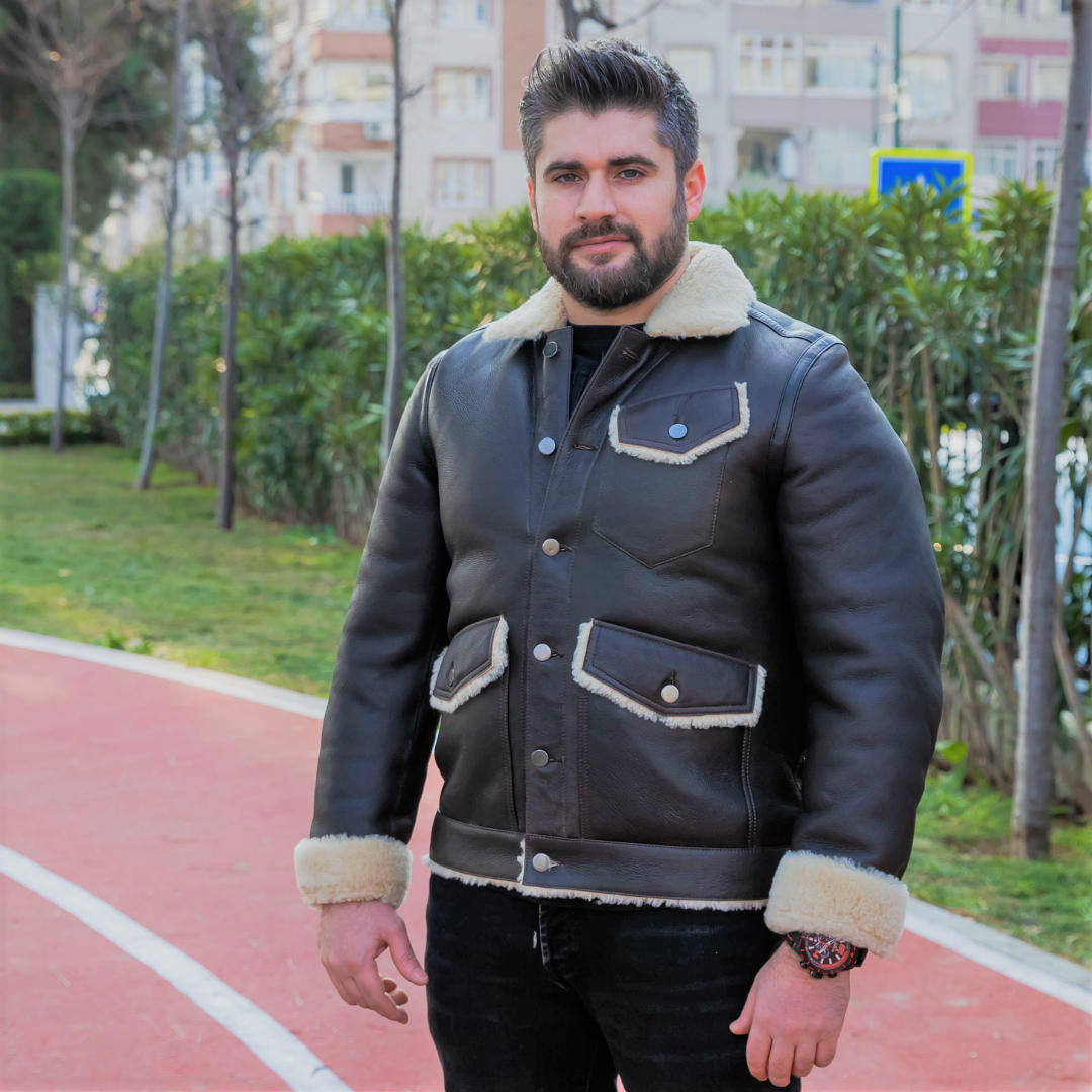 Erkek Deri Ceket (CE 2204)