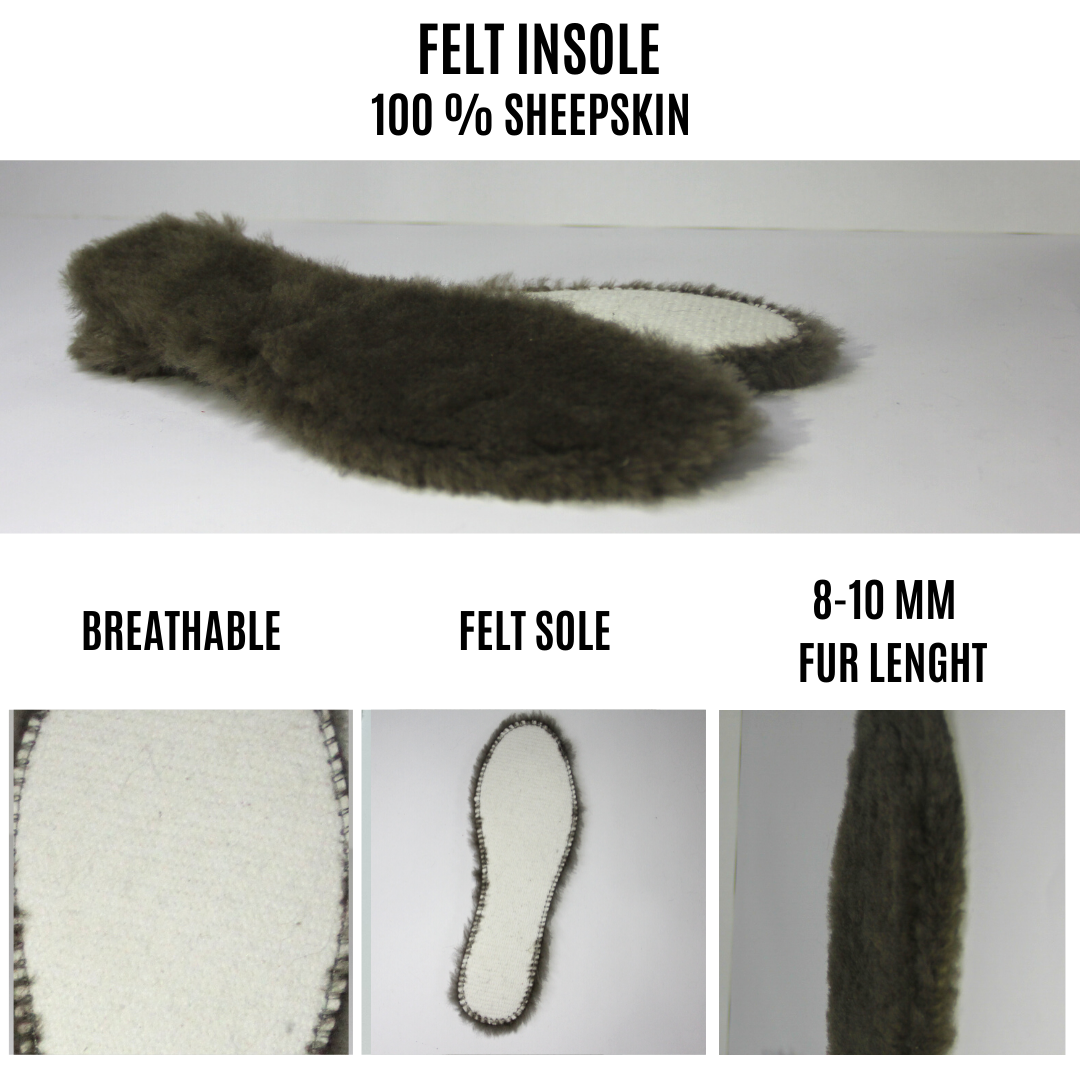 Felt Sole (Stitched)